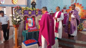 Funeral and Requiem mass of Fr. Louis Kulangara SDB.